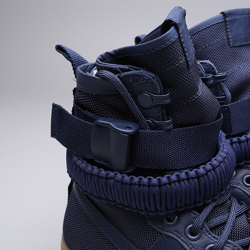 мужские синие кроссовки Nike SF Air Force 1 864024-400 - цена, описание, фото 4